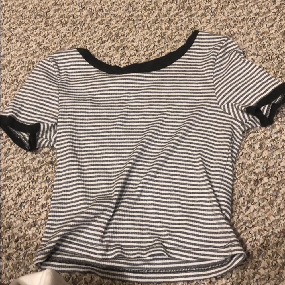 Love culture size M crop top striped